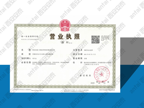 企业营业执照