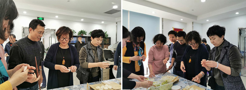 “玩转冬至”包饺子活动